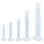 Geesatis 5-Piece Plastic Measuring Cylinder Set