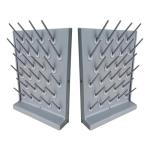 Pinkelin Wall Mounted Lab Drying Rack Set