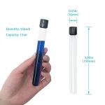 10 Pack 16x150mm Glass Test Tubes with Caps
