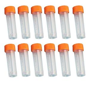 30 Pcs 5ml Clear Plastic Test Tubes with Caps
