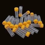 30 Pcs 5ml Clear Plastic Test Tubes with Caps