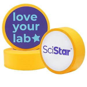 SciStar Lab Labeling Tape - 3 Pack, Orange