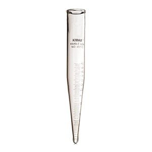Kimble 12.5mL Glass Conical Centrifuge Tubes, Case of 12