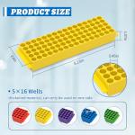 CryoKing 5PCS Microcentrifuge Tube Rack Set