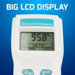 Portable Dissolved Oxygen Meter with Large LCD Display