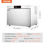 VEVOR 32L Commercial Blast Freezer with Trays