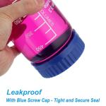 2 Pack 500ml Borosilicate Glass Storage Bottles