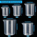 16 Pack Graduated Cylinder and Beaker Set