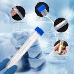 15ml Round Bottom Centrifuge Tubes with Rack, 50 Pcs