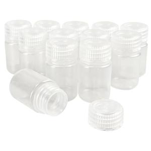 12-Pack 1oz Wide Mouth Plastic Reagent Bottles