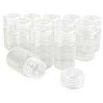 12-Pack 1oz Wide Mouth Plastic Reagent Bottles
