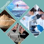 12-Pack 1oz Wide Mouth Plastic Reagent Bottles