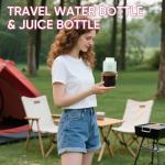 32oz Plastic Bottles with Airtight Caps - 2 Pack