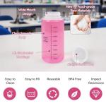 32oz Plastic Bottles with Airtight Caps - 2 Pack