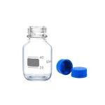 50ml Glass Media Bottle with Blue Screw Cap