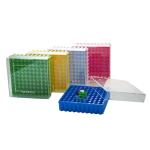 CryoKing 100-Well Polycarbonate Freezer Boxes, 20 Case