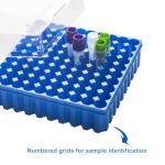 CryoKing 100-Well Polycarbonate Freezer Boxes, 20 Case