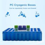 CryoKing 100-Well Polycarbonate Freezer Boxes, 20 Case