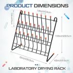 Copkim 24-Peg Lab Drying Rack for Glassware