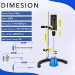 VOEDOR Electric Overhead Stirrer with LCD Display