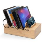 Natural Bamboo Charging Station for Multiple Devices