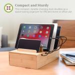 Natural Bamboo Charging Station for Multiple Devices
