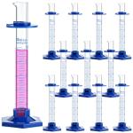 12 Pcs 10ml Glass Graduated Measuring Cylinders