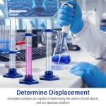 12 Pcs 10ml Glass Graduated Measuring Cylinders