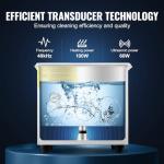 VEVOR 1.3L Ultrasonic Jewelry and Eyeglass Cleaner