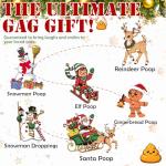 Funny Christmas Candy Poop Test Tubes - 12 Pack