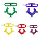 StonyLab 9-Piece Plastic Joint Clips Set