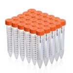 15ml Centrifuge Tubes with Leak-Proof Caps, 50 Pack