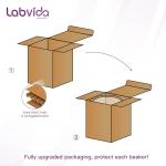 Heavy Duty 4000ml Glass Beaker with Double Scale