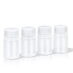 1 oz Airtight Plastic Bottles with Caps (4 Pcs)