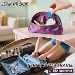 1 oz Airtight Plastic Bottles with Caps (4 Pcs)