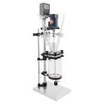 3L Jacketed Glass Reactor with LCD Display