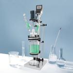 3L Jacketed Glass Reactor with LCD Display