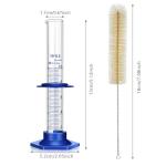 10 Pack Thick Glass Graduated Measuring Cylinders