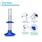 10 Pack Thick Glass Graduated Measuring Cylinders