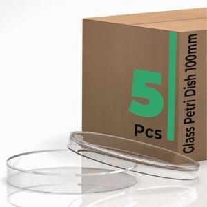 100mm Borosilicate Glass Petri Dishes with Lid