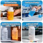 8oz Plastic Bottles with Airtight Lids - 3 Pack