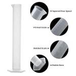 10 Pack 100ml Plastic Measuring Cylinders