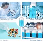 12 Pack Plastic Sample Bottles with Screw Caps