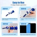 AMTAST Salinity Refractometer for Sea Water Testing