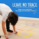 Rainbow Colored Masking Tape – 10 Roll Pack