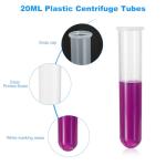 20ML Plastic Centrifuge Tubes with Screw Caps