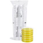 20 Pack Sterile Plastic Petri Dishes with Lids