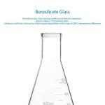 Stonylab 500ml Heavy Wall Narrow Mouth Flask