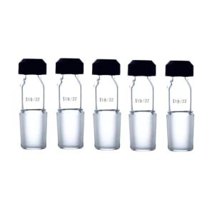 Laboy 5-Pack Glass Thermometer Inlet Adapters