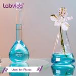 Labvida 1000ml Narrow-Mouth Borosilicate Glass Bottles